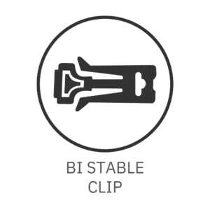 bi stable clip