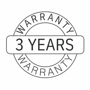 3 years warranty
