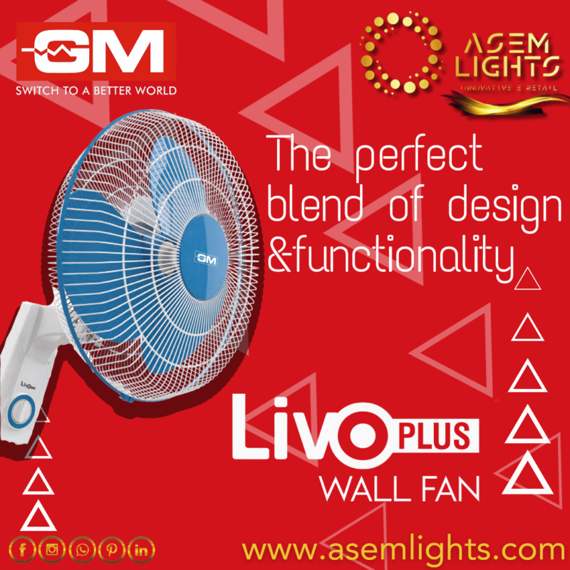 GM LIVO PLUS WALL FAN price in nepal