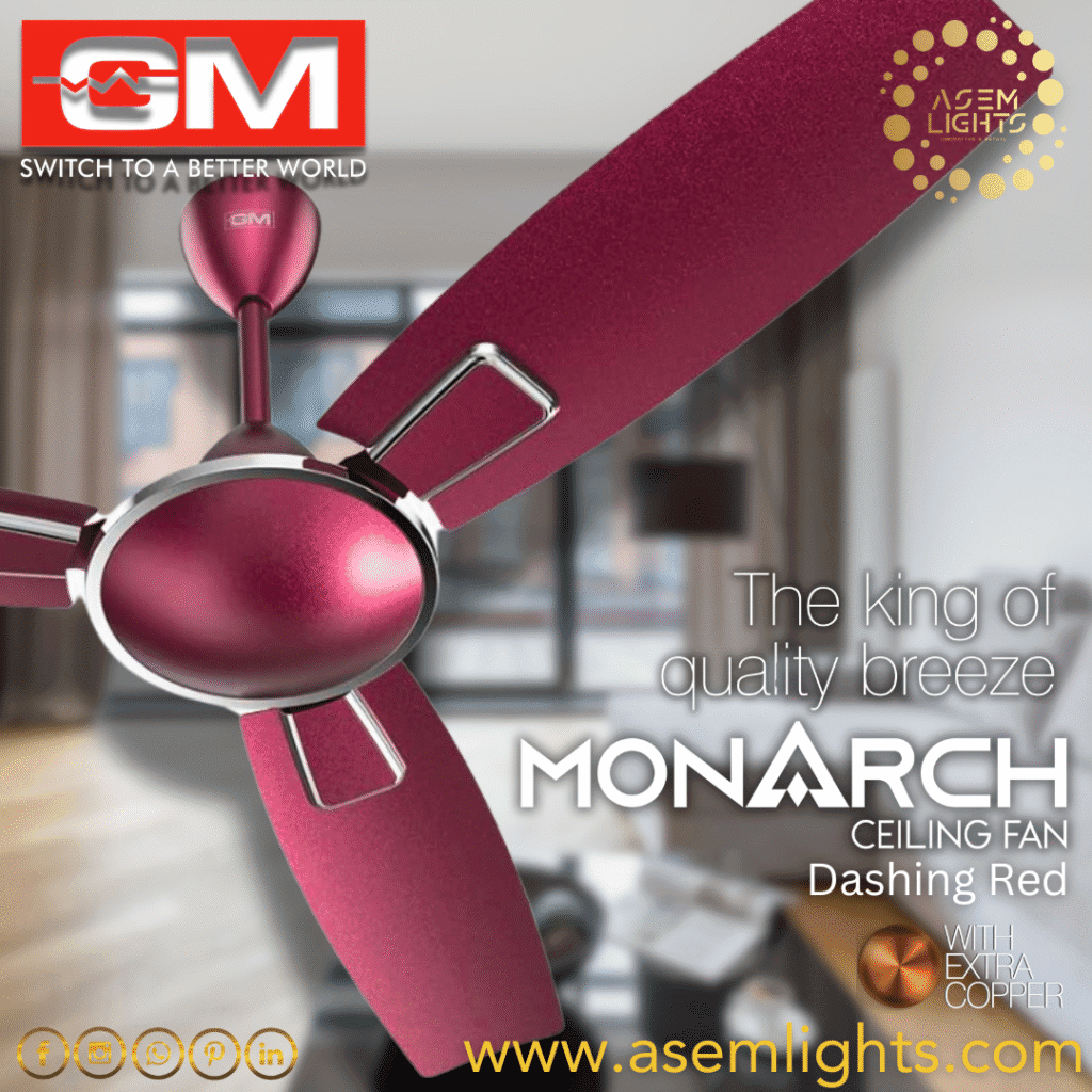 gm monarch premium ceiling fan in nepal