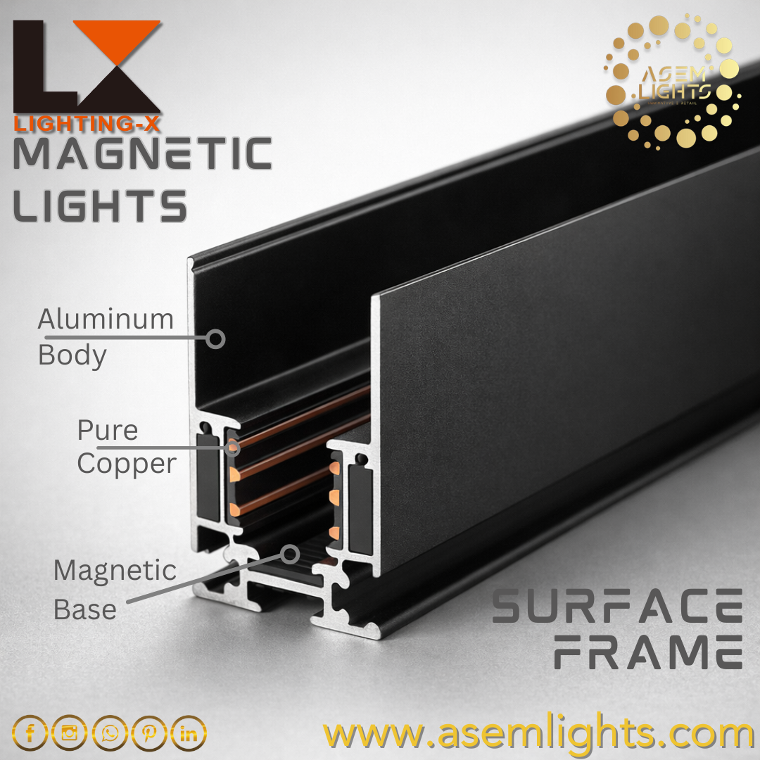 surface frame specs Magnetic Lights Track Channel In Nepal Surface frame
