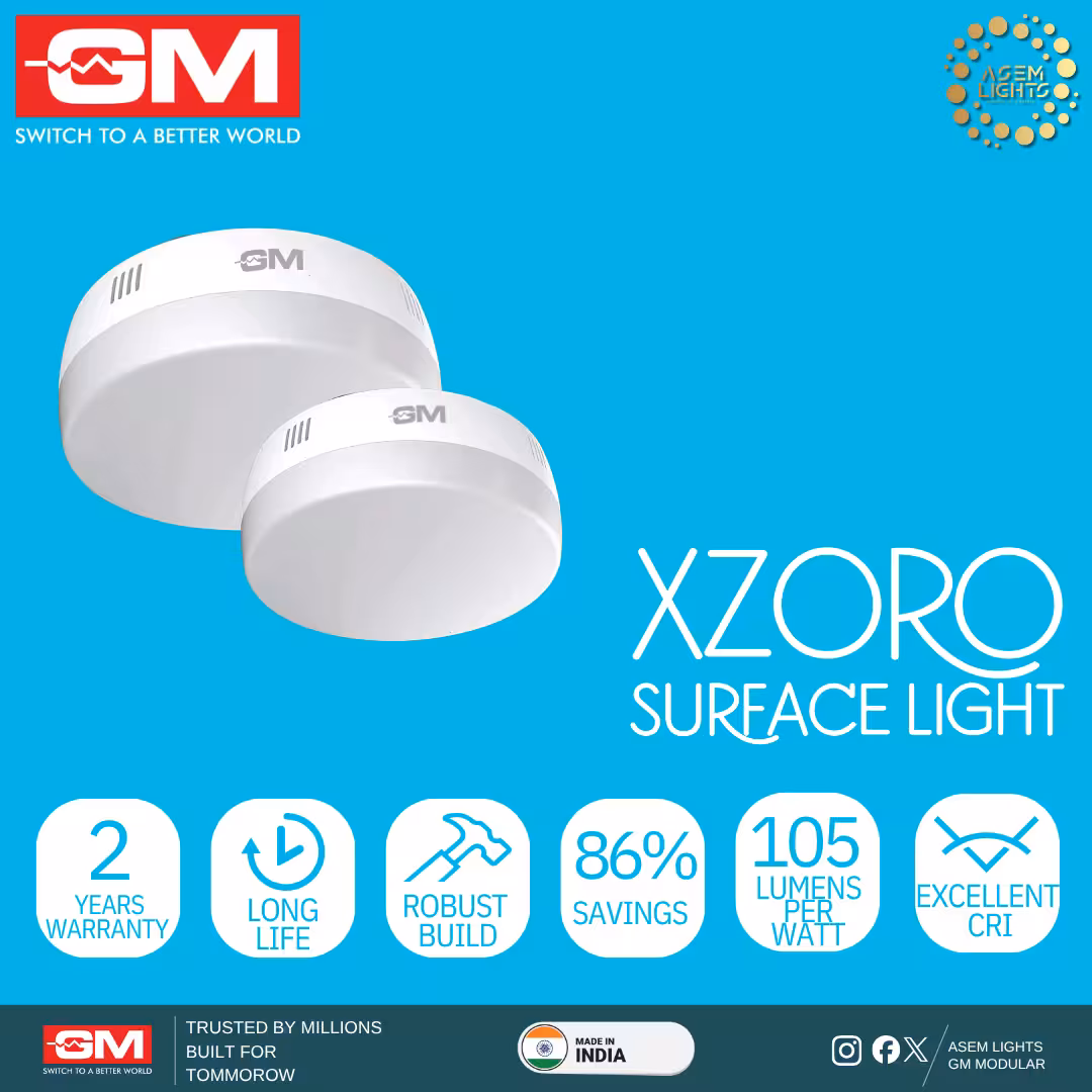 gm xzoro surface led panel light